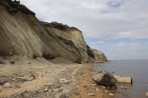 Kust van Fur in Denemarken