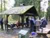 Lunchen in het bos